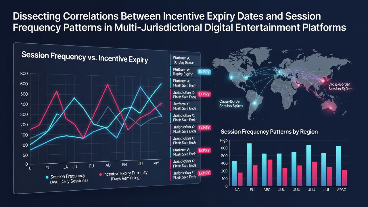 Visualisierung von Sitzungshäufigkeitsmustern und Anreizverfallsdaten auf digitalen Plattformen