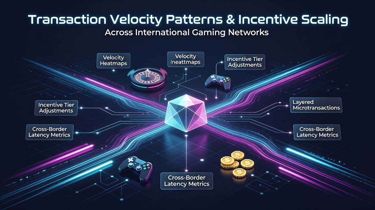 Transaktionsmuster in internationalen Gaming-Netzwerken visualisiert durch Datenflüsse und Anreizschichten