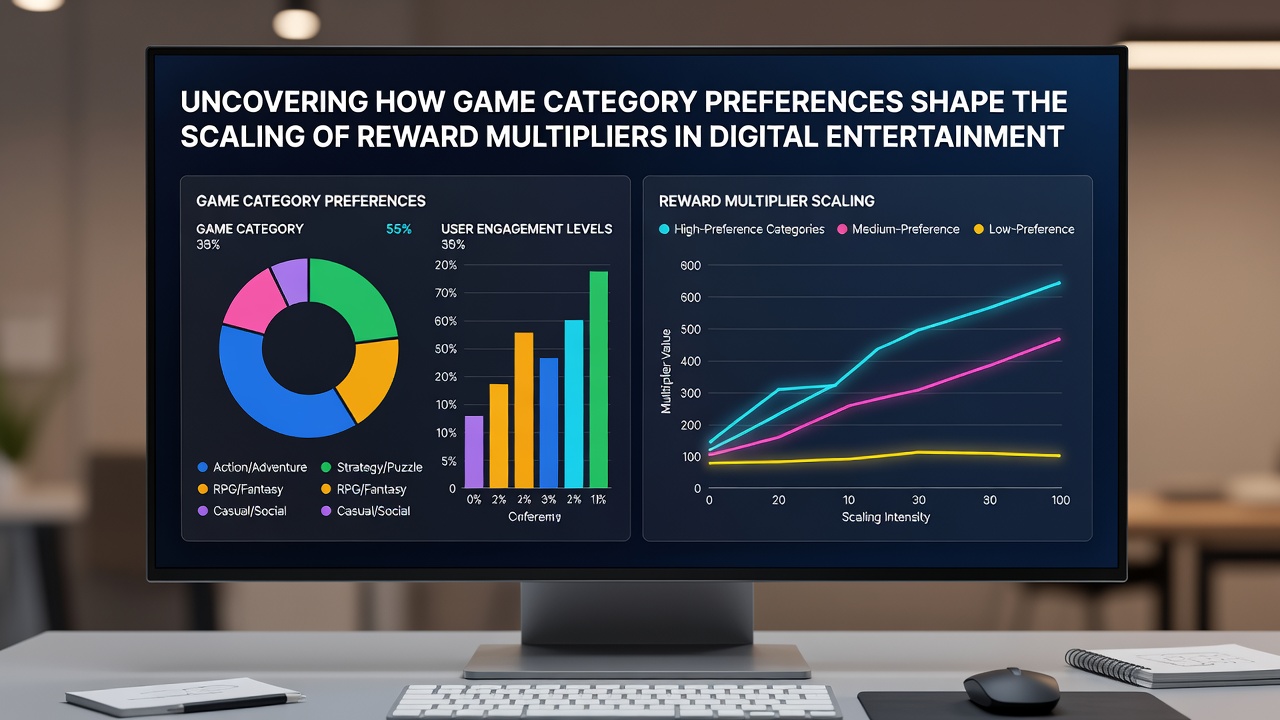 Analyse von Nutzerpräferenzen und Multiplikator-Skalierung in digitalen Casinos